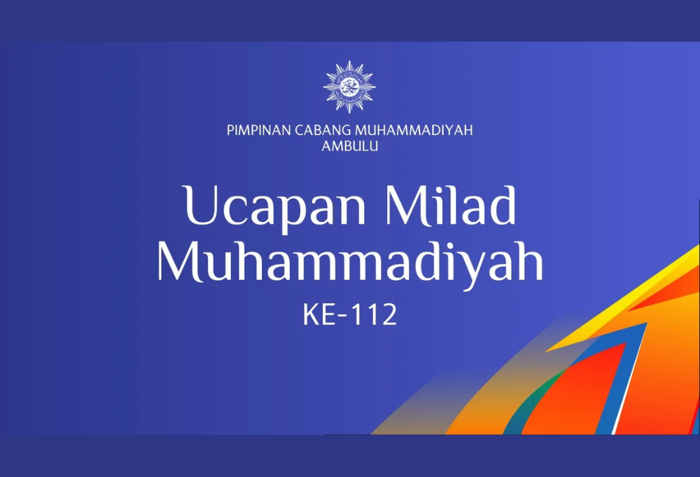 Video Ucapan Milad ke-112 Muhammadiyah